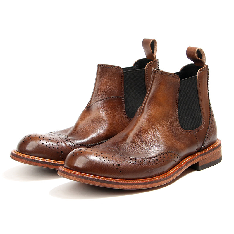 Men Shoes For Wedding - Sepatu Bot Pergelangan Kaki Inggris Antik