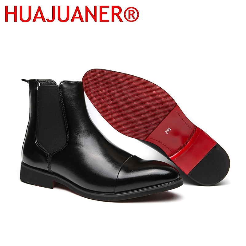 Men'S Shoes Hush Puppies - Sepatu Chelsea Hitam Pria Gaya Inggris