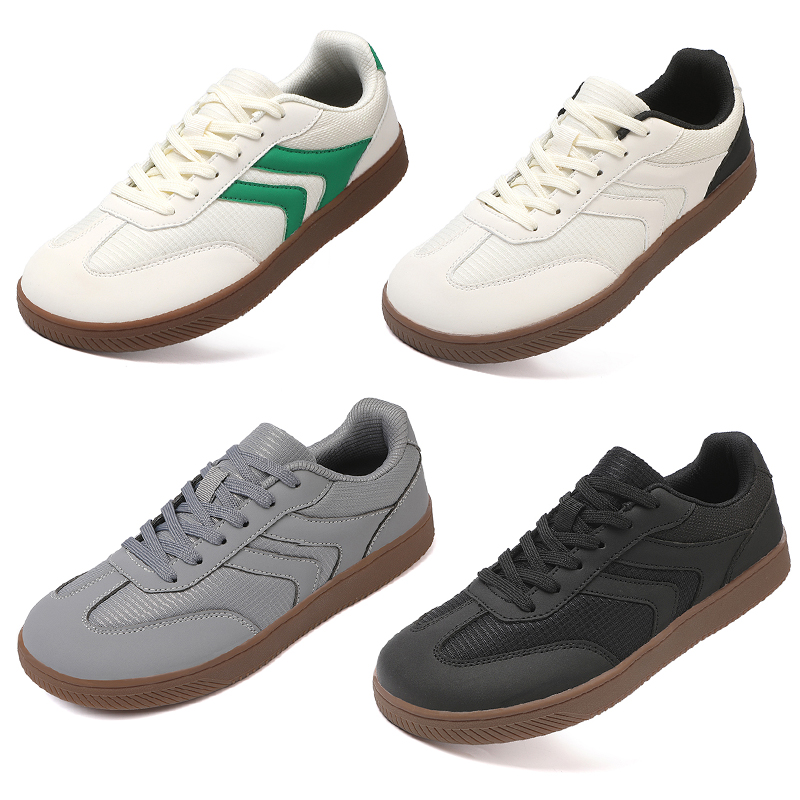 Men'S Shoes Zero Drop - Sepatu Wide Toe Unisex Kulit Imitasi,