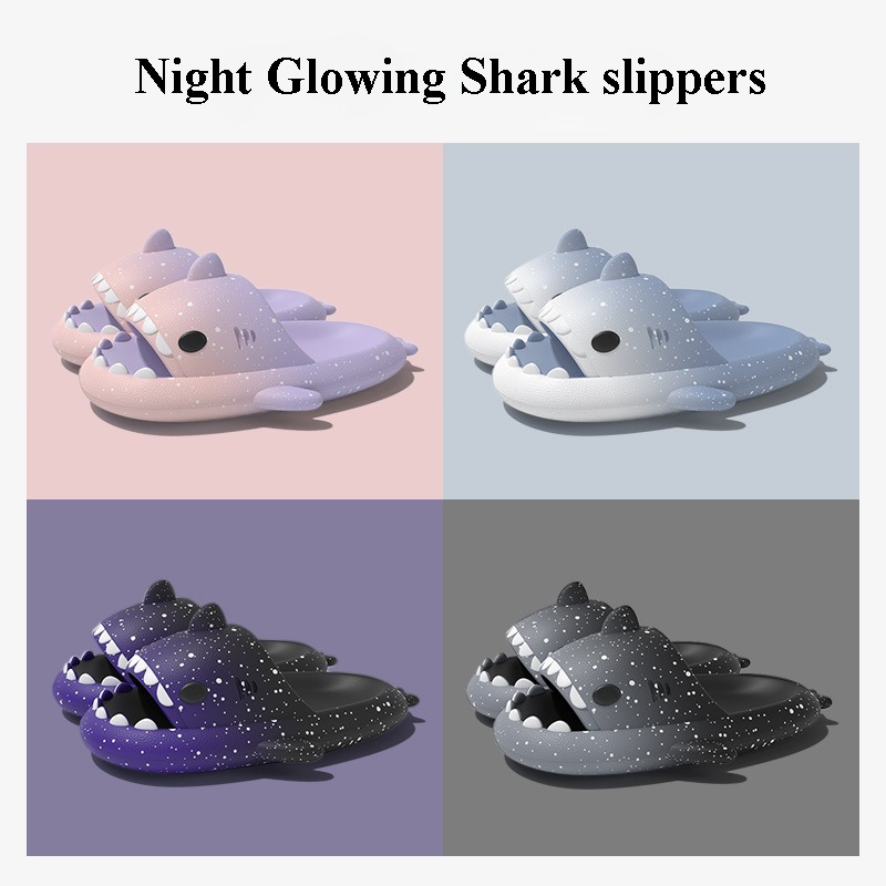 Men'S Shoes In Style - Sandal Hiu Kartun Lucu untuk Wanita