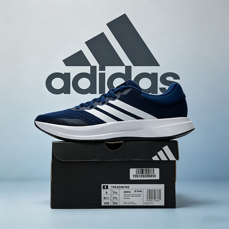 Men'S Shoes Half Cut - Sepatu Lari Pria Adidas Biru Tua