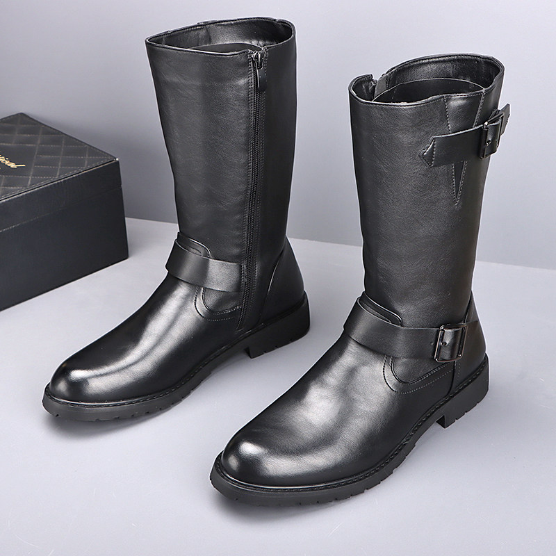 Men Shoes Trends - Sepatu bot motor tinggi gaya Inggris