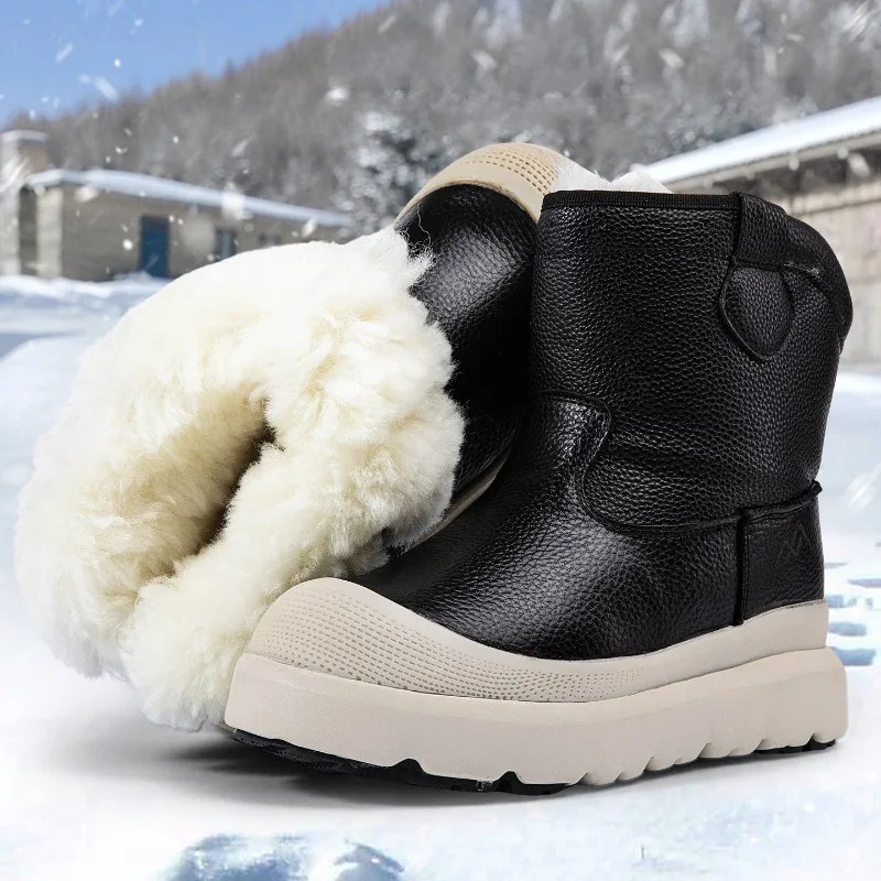 Men'S Shoes Height Increase - Sepatu Bot Salju Pria Kulit Asli