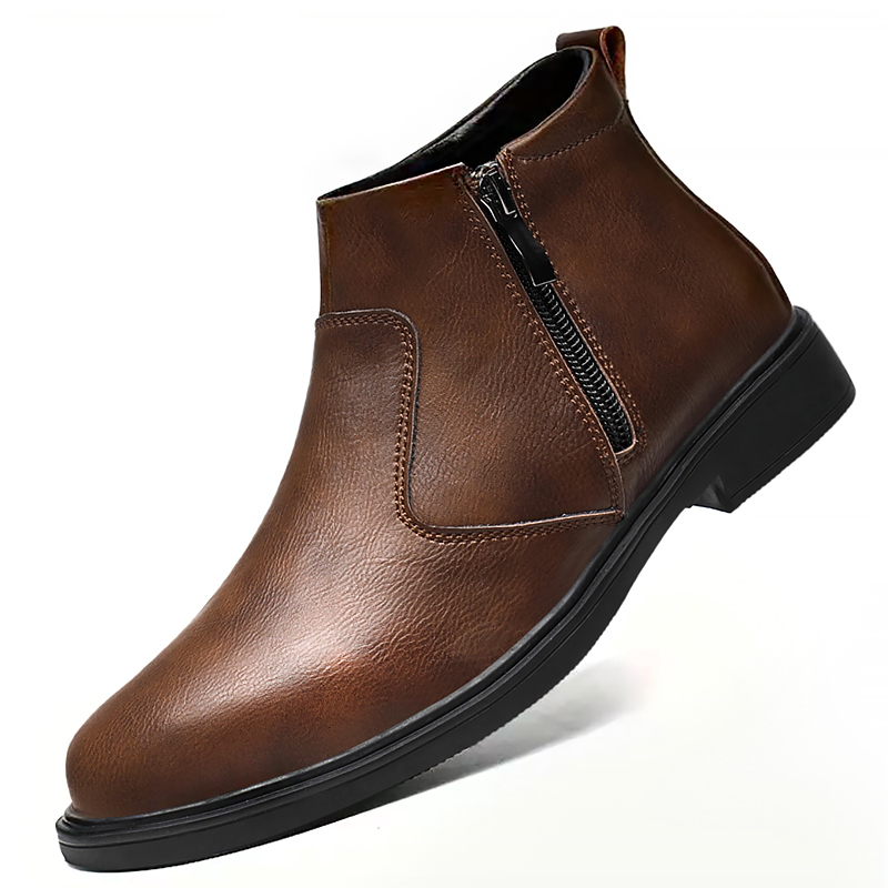 Men'S Shoes Hush Puppies - Sepatu Kulit High-Top Baru Musim Gugur