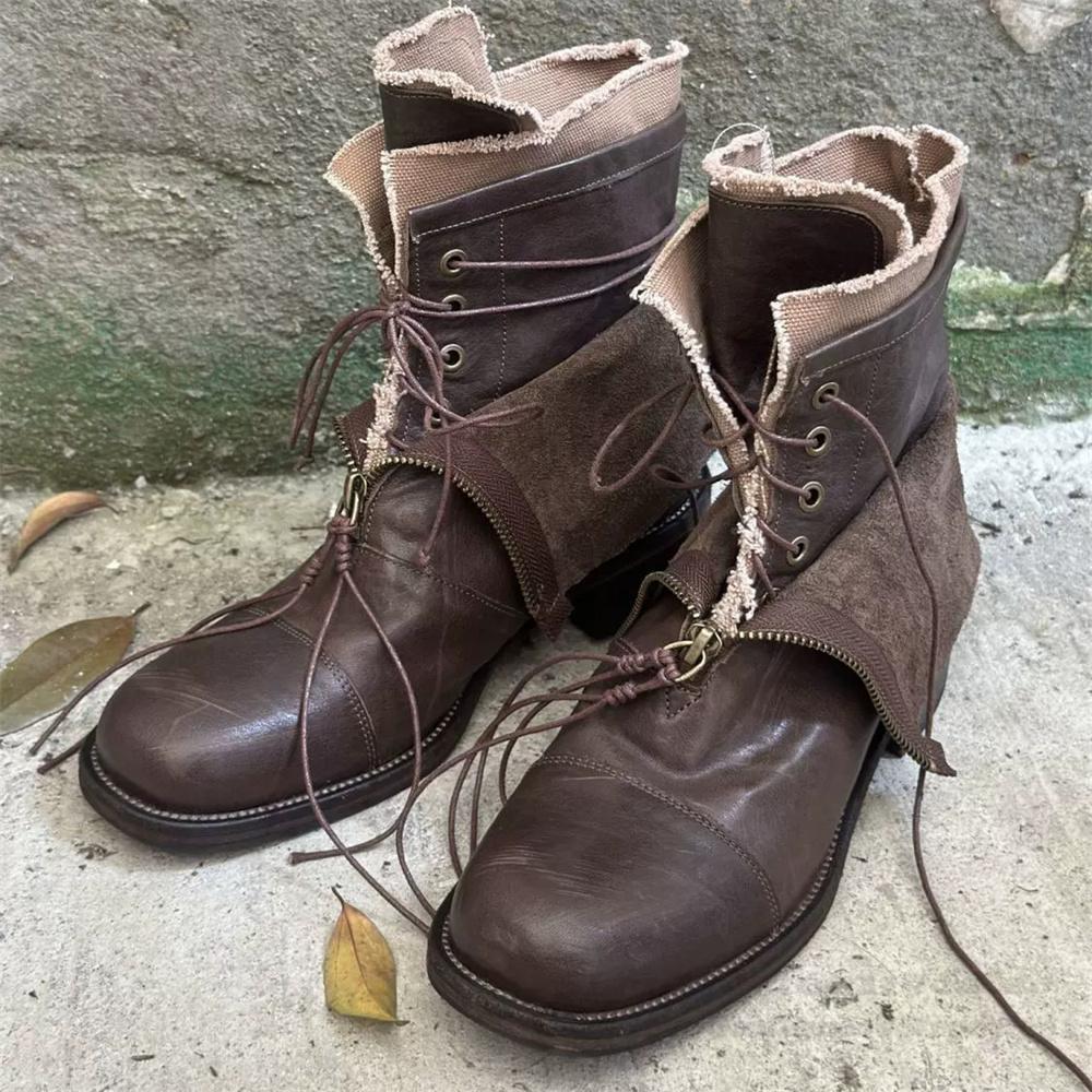 Men'S Shoes Height Increase - Sepatu Boots Pria Trendy Sol Tebal