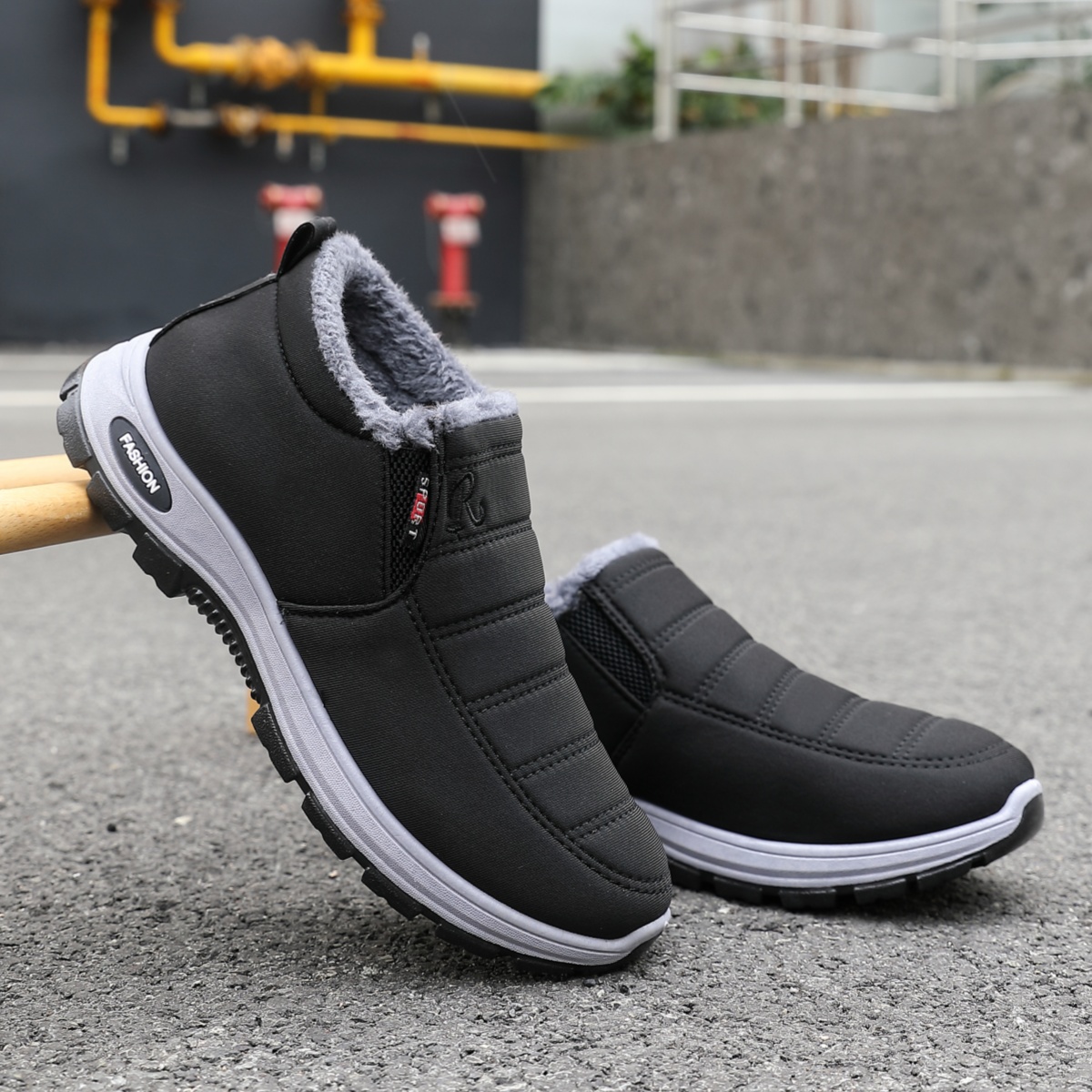 Winter Boot Insulated - Sepatu bot salju pria yang berlapis