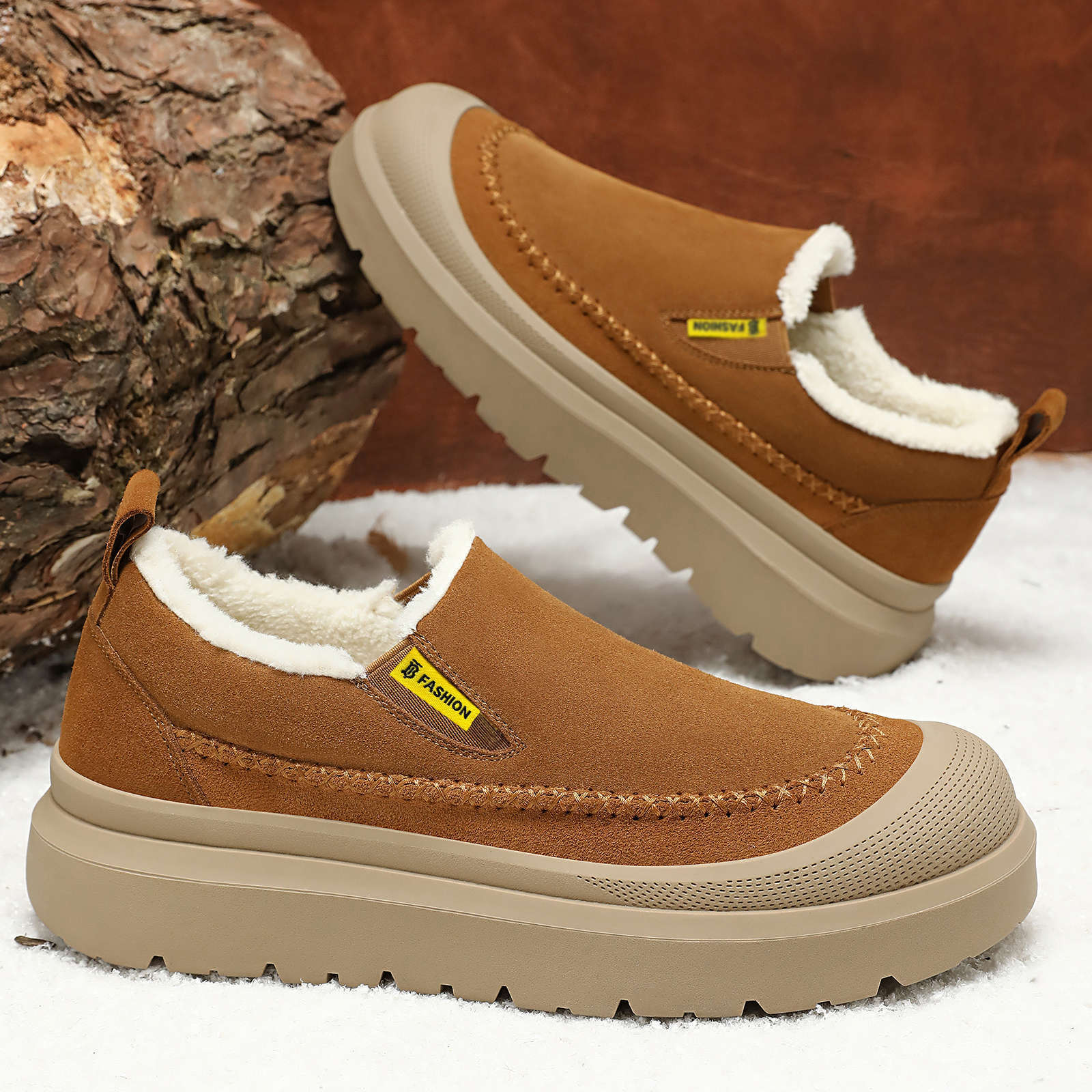 Men'S Shoes Height Increase - Sepatu Bot Pria Musim Dingin, Sol