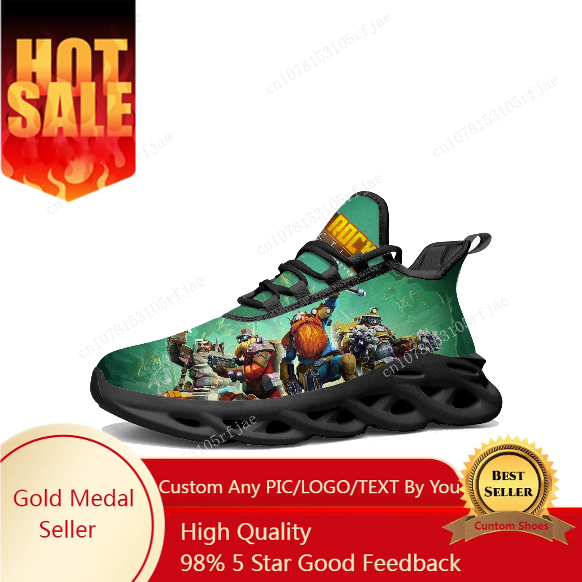 Men'S Shoes In Style - Sepatu Kets Deep Rock Galactic Flats