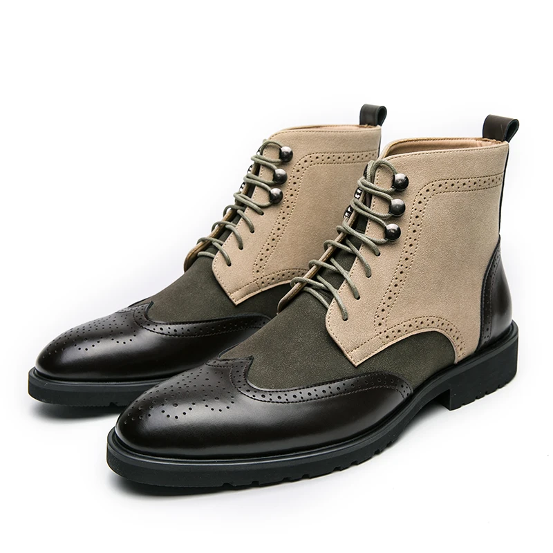 Sepatu Brogue Pria Retro Hitam - Men'S Shoes Brogues ulasan dan harga