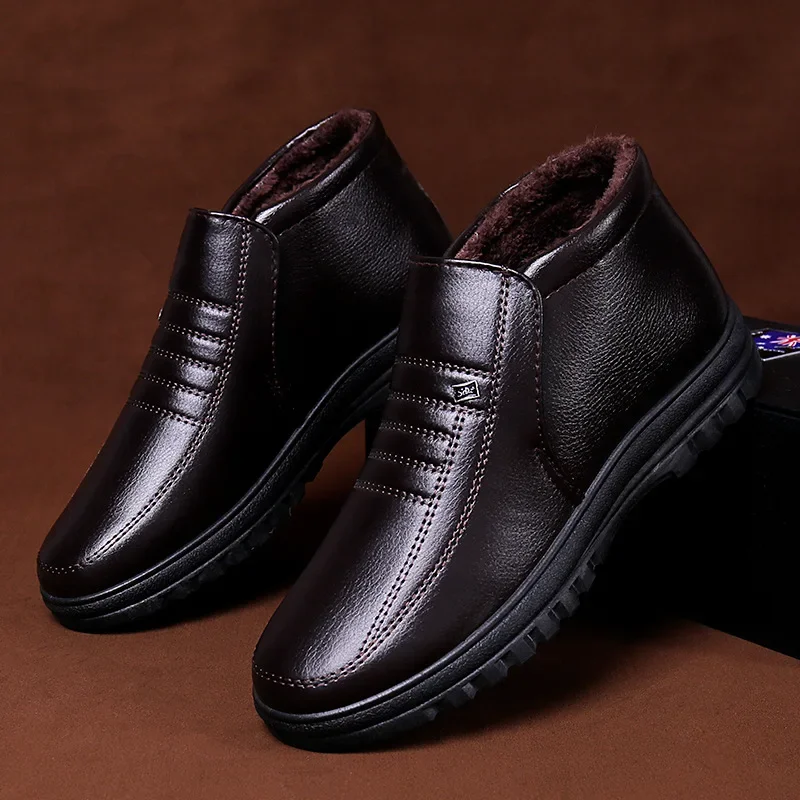 Sepatu bot kulit kasual pria,  - Men'S Shoes Hush Puppies ulasan dan harga