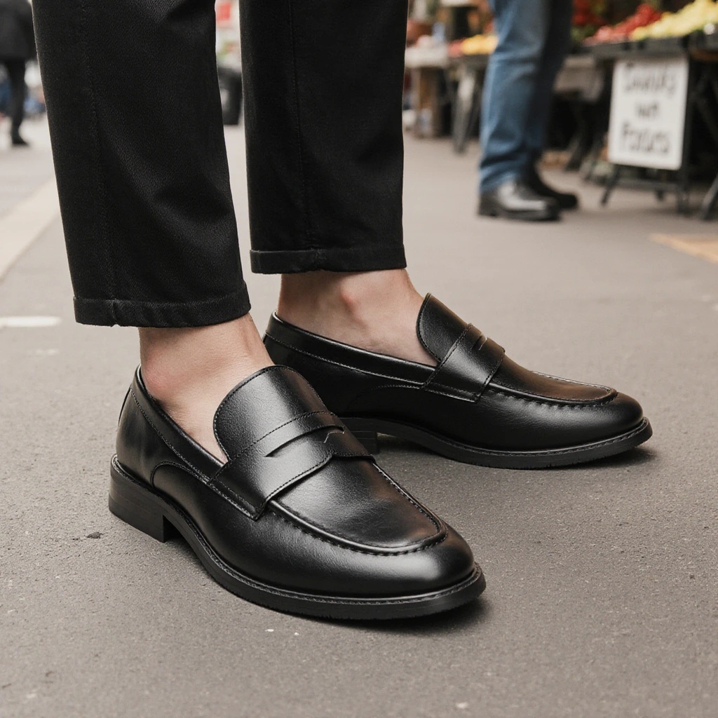 Sepatu Loafer Pria Hitam Klasi - Men'S Shoes Hush Puppies ulasan dan harga