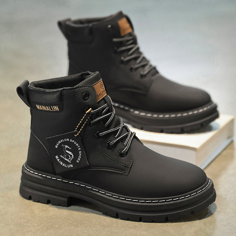 Sepatu Boots Pria Klasik High  - Men Shoes Trends ulasan dan harga