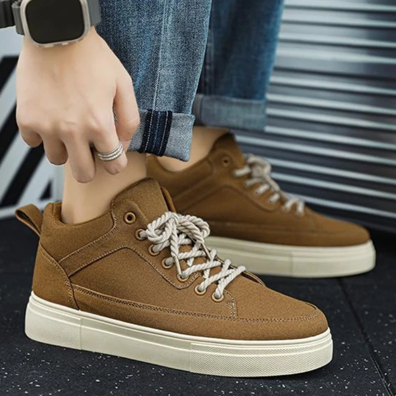 Sepatu Kanvas Pria High Top So - Men'S Shoes Height Increase ulasan dan harga
