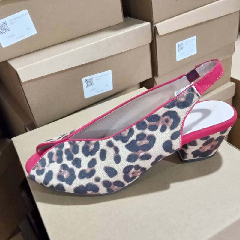 Sandal Wanita Motif Leopard Pe - Men'S Shoes In Style ulasan dan harga