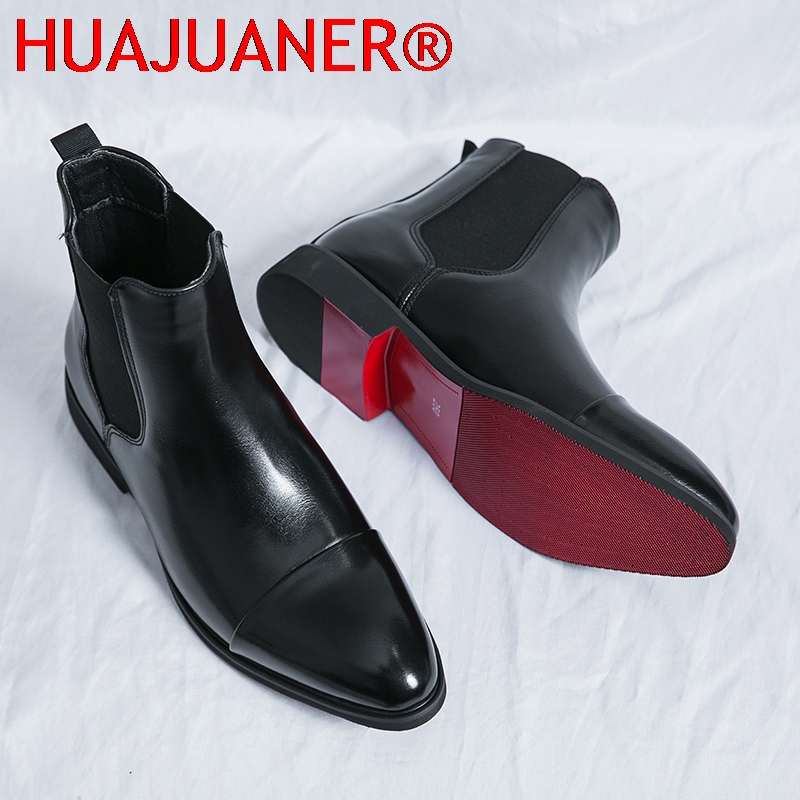 Sepatu Chelsea Hitam Pria Gaya - Men'S Shoes Hush Puppies ulasan dan harga