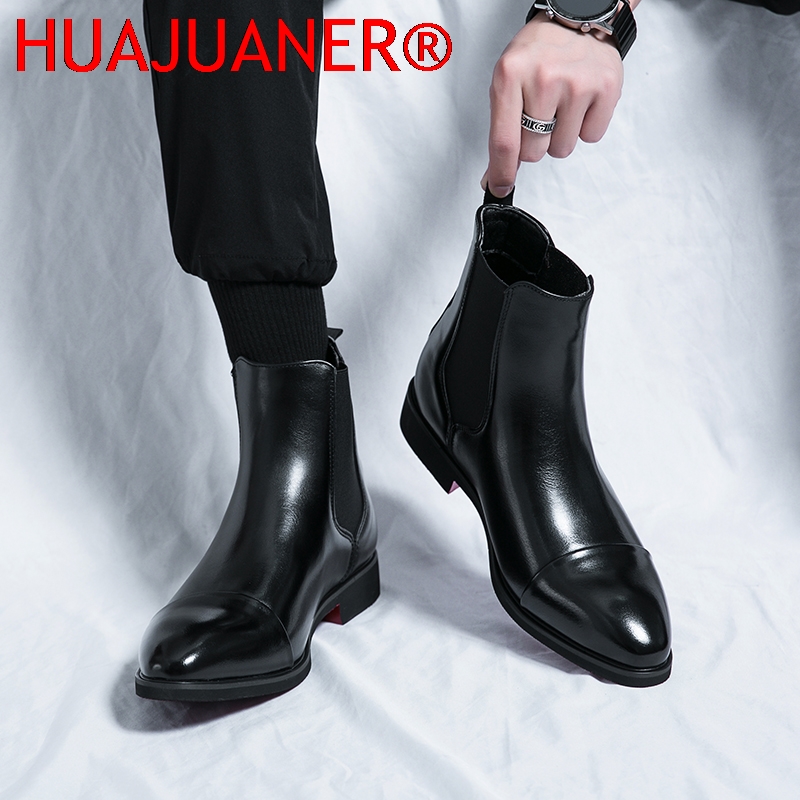Sepatu Chelsea Hitam Pria Gaya - Men'S Shoes Hush Puppies ulasan dan harga