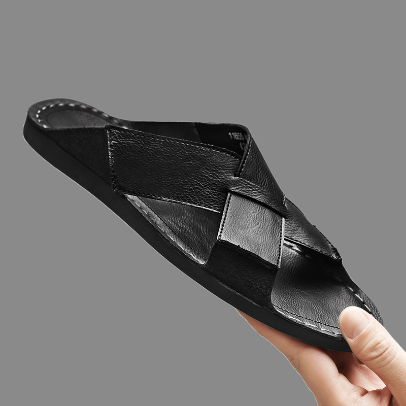 Sandal Pria Kulit Asli Fashion - Men'S Shoes Hush Puppies ulasan dan harga
