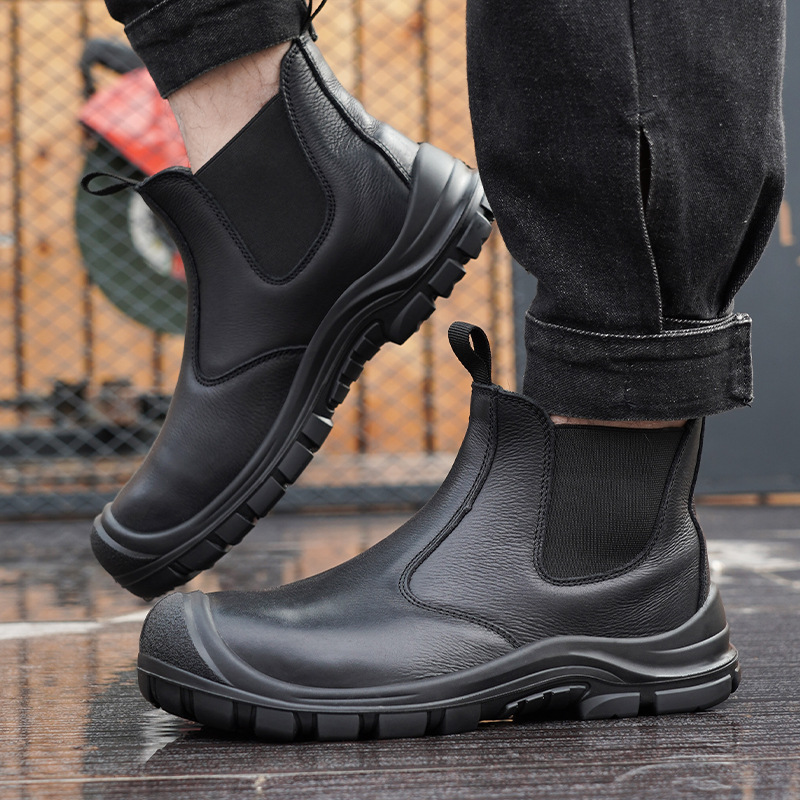 Sepatu Bot Kerja Penutup Kaki  - Men Shoes Trends ulasan dan harga