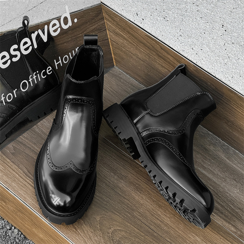 Sepatu bot chelsea pria ukuran - Men'S Shoes Brogues ulasan dan harga