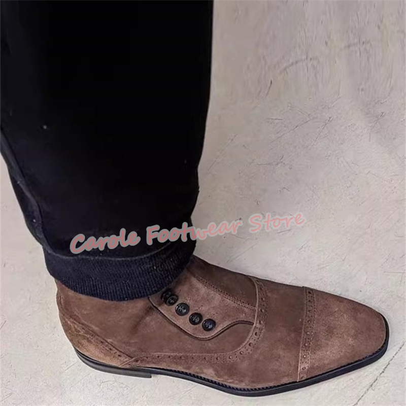 Sepatu Chelsea Kulit Asli Pria - Men'S Shoes Brogues ulasan dan harga