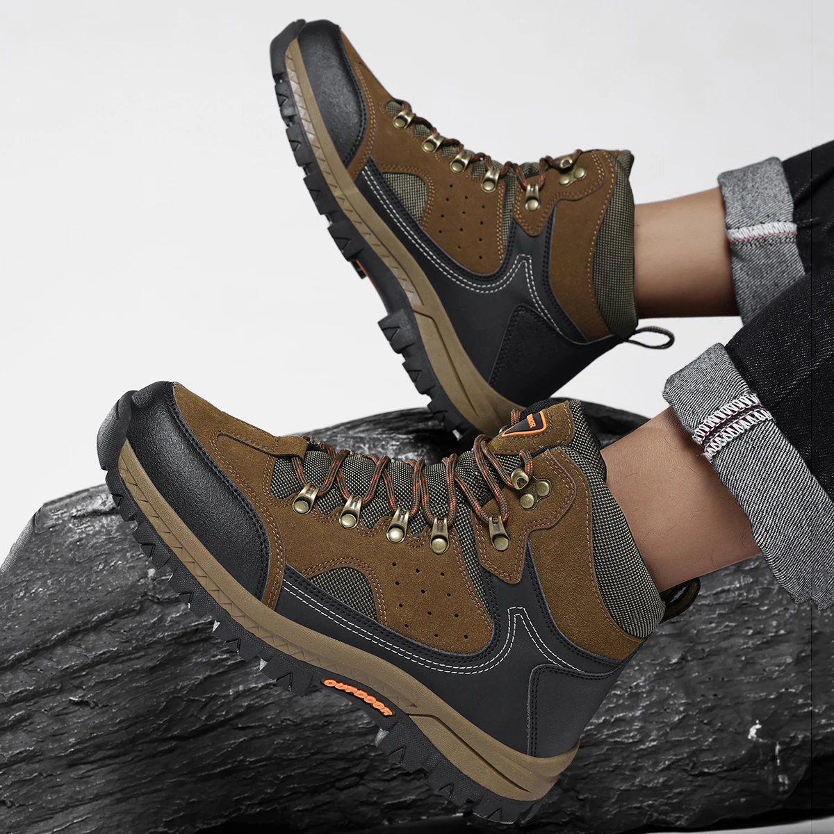 Sepatu Bot Pria, Sepatu Hiking - Men'S Shoes Comfortable Walking ulasan dan harga