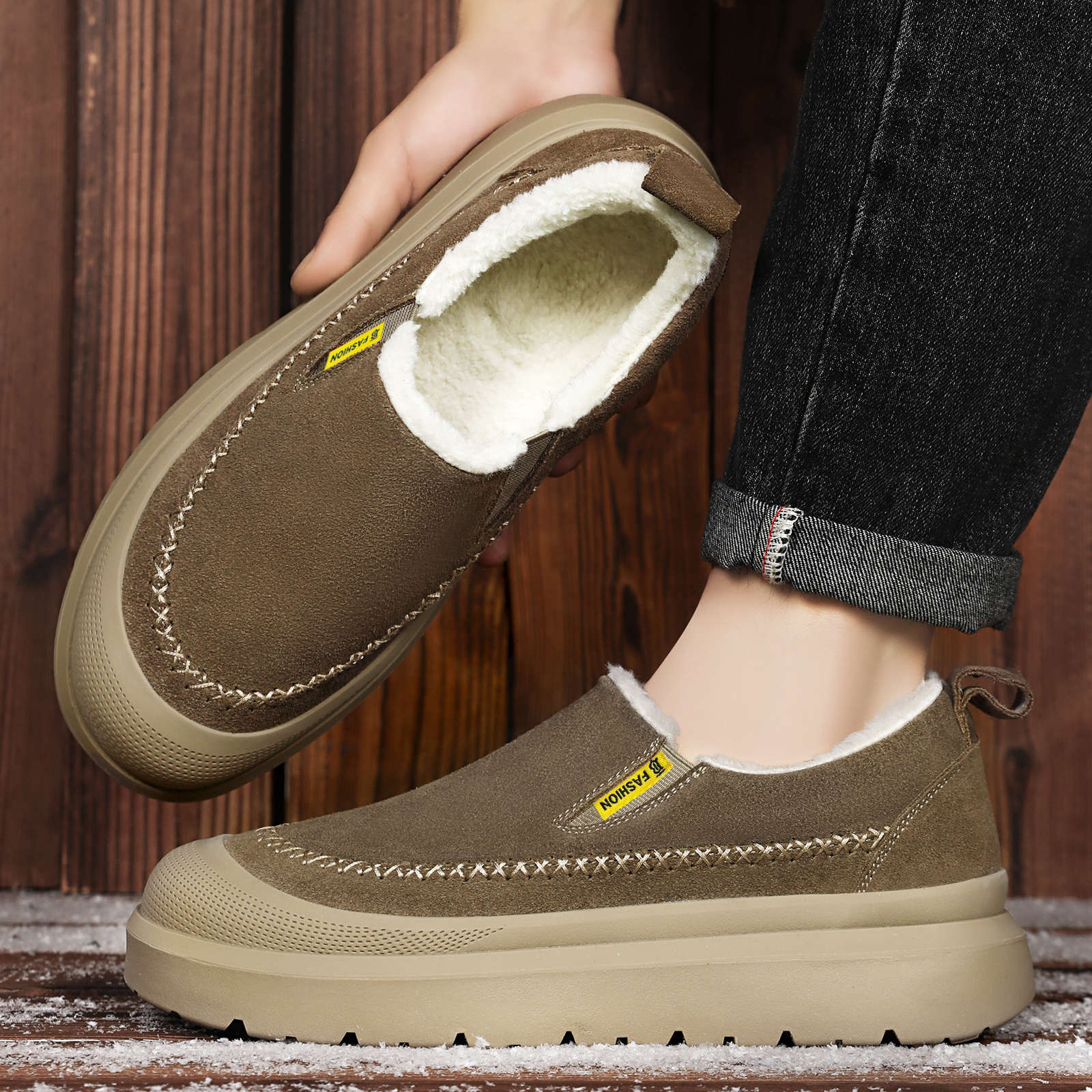 Sepatu Bot Pria Musim Dingin,  - Men'S Shoes Height Increase ulasan dan harga