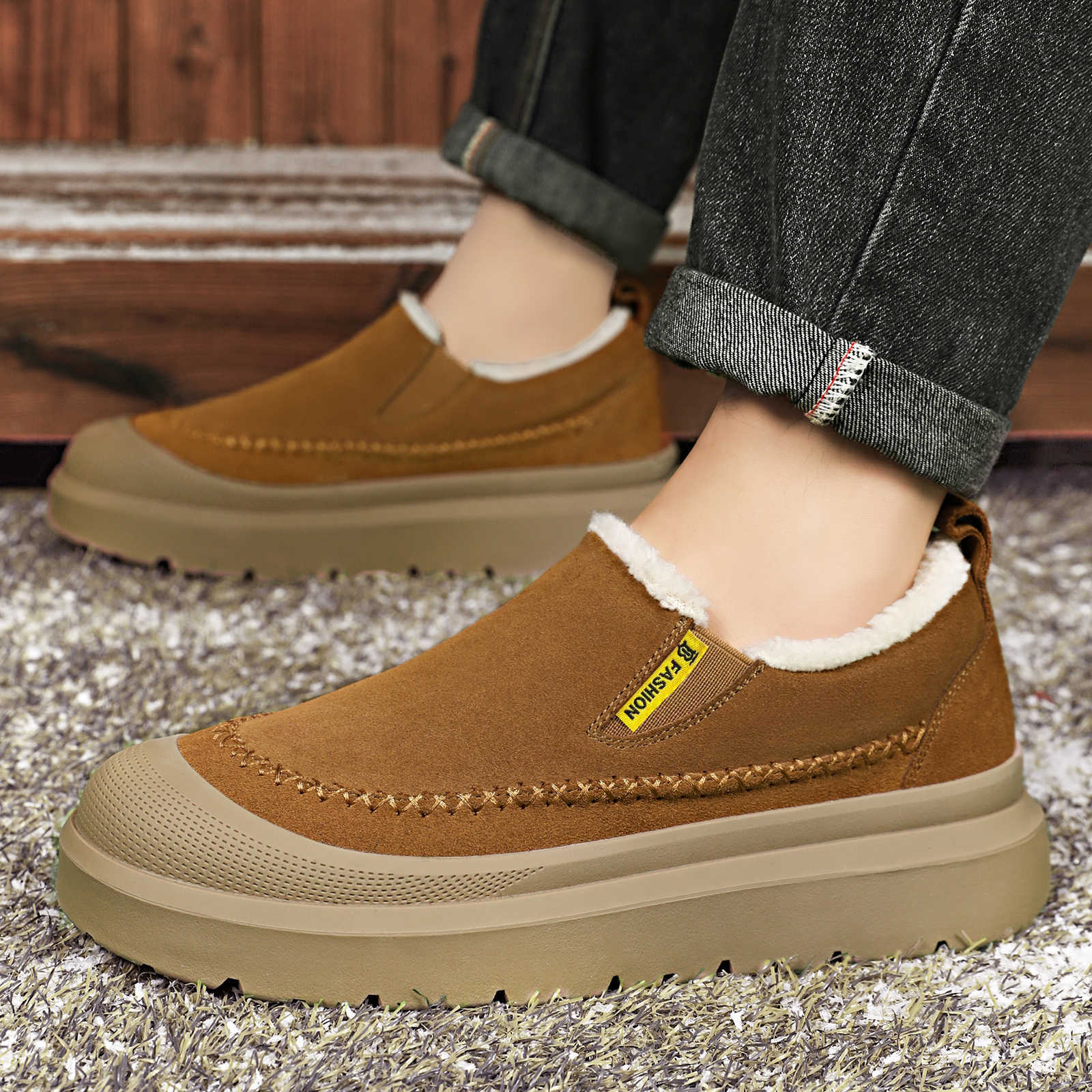 Sepatu Bot Pria Musim Dingin,  - Men'S Shoes Height Increase ulasan dan harga