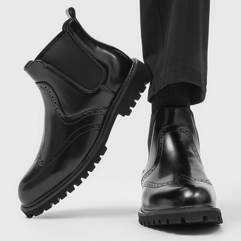Sepatu Chelsea Pria untuk Bisn - Men Shoes For Wedding ulasan dan harga