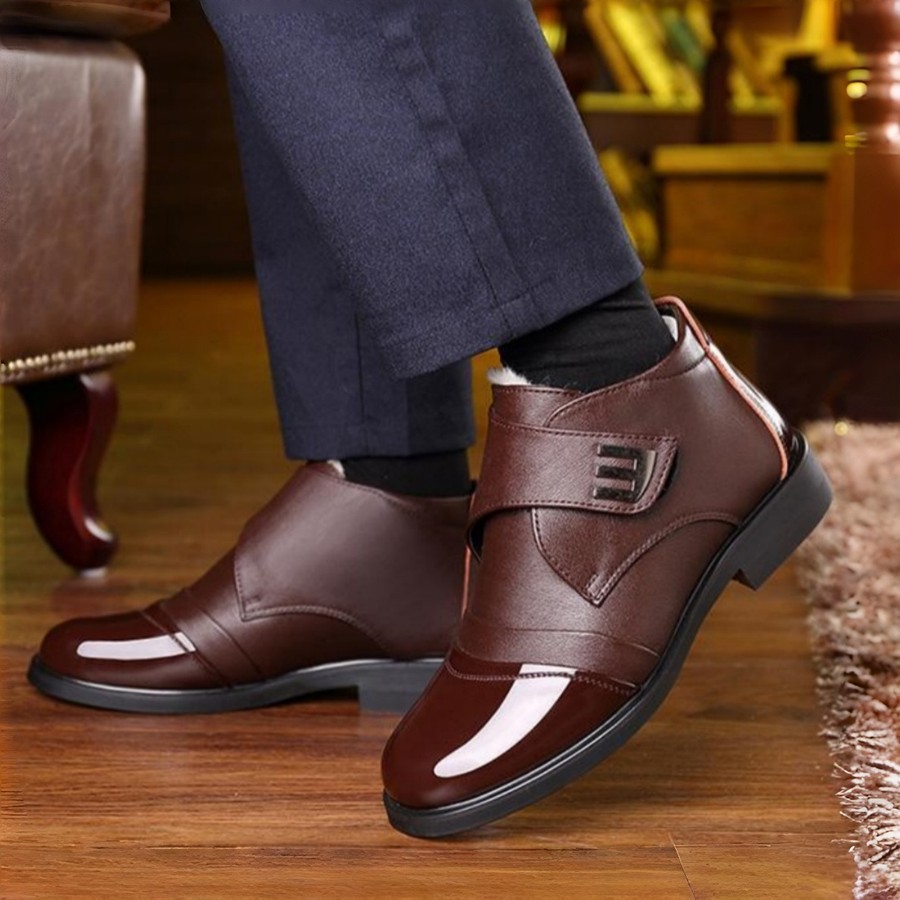 Sepatu Bot Chelsea Pria Berlap - Men Shoes For Wedding ulasan dan harga