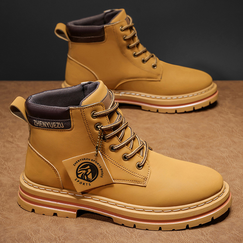 Sepatu Bot Pendek Retro Musim  - Men'S Shoes Height Increase ulasan dan harga
