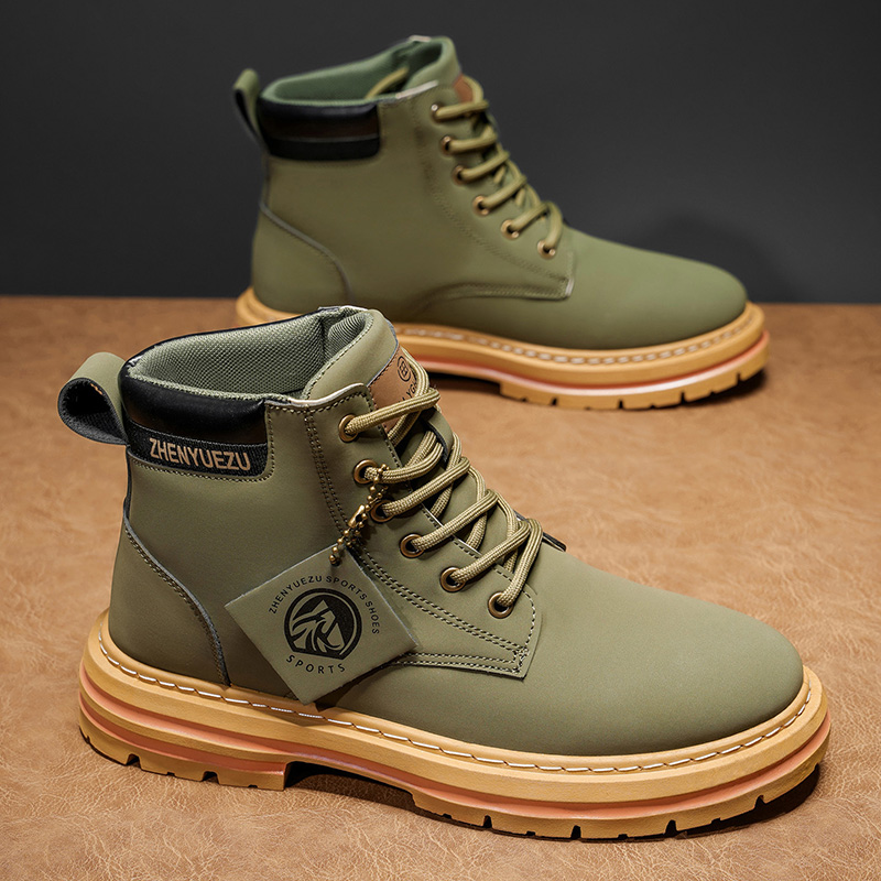 Sepatu Bot Pendek Retro Musim  - Men'S Shoes Height Increase ulasan dan harga