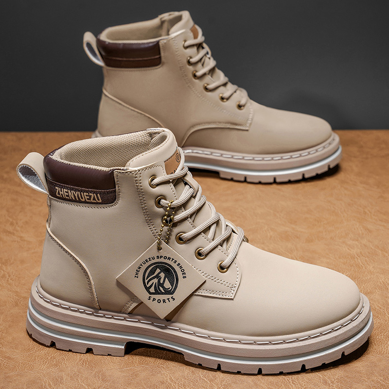 Sepatu Bot Pendek Retro Musim  - Men'S Shoes Height Increase ulasan dan harga