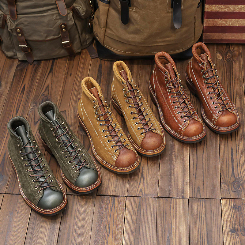 Sepatu Boots Kulit Asli Pria V - Men'S Shoes Brogues ulasan dan harga