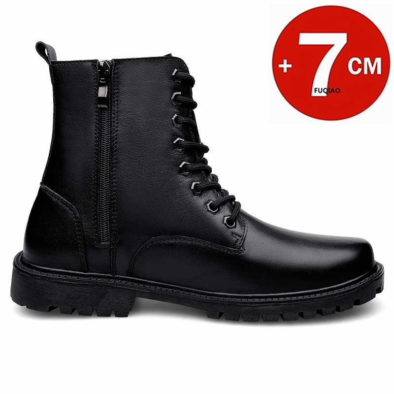 Sepatu Bot Kulit Pria Penambah - Men'S Shoes Height Increase ulasan dan harga