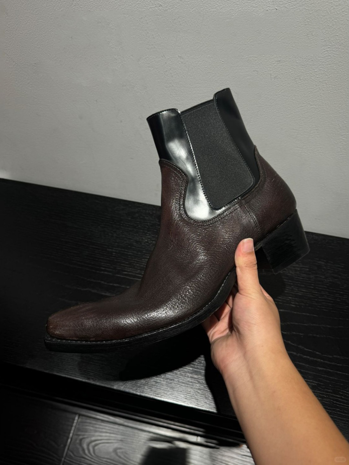 Sepatu Chelsea Kulit Hitam Pri - Men'S Shoes Smart ulasan dan harga