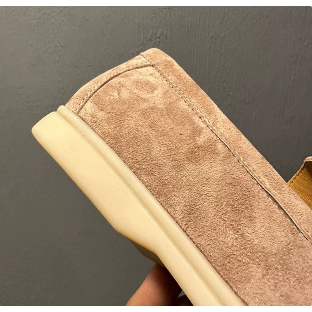 Sepatu Loafer Kasual Suede Bei - Men'S Shoes Smart ulasan dan harga